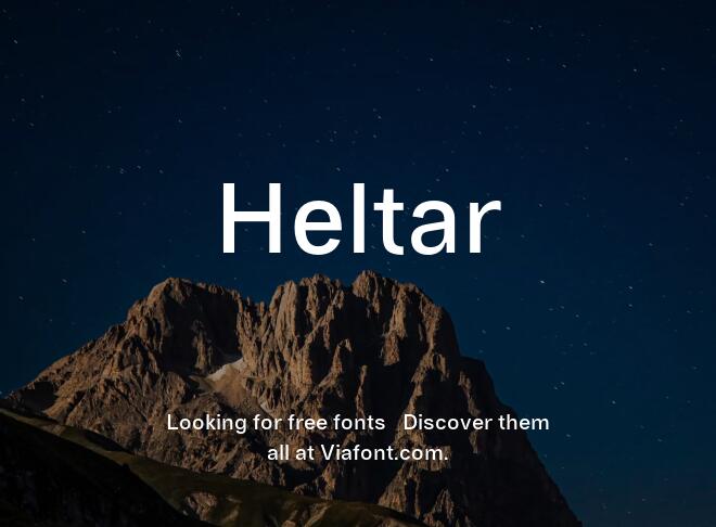 Heltar Font Family