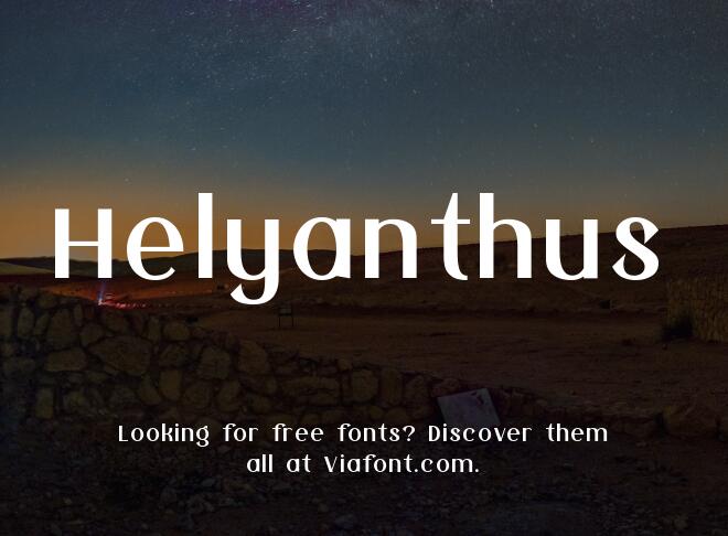 Helyanthus Font