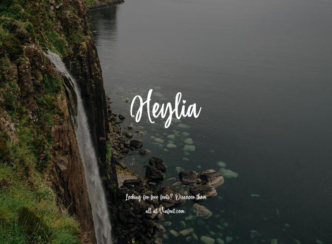 Heylia Font