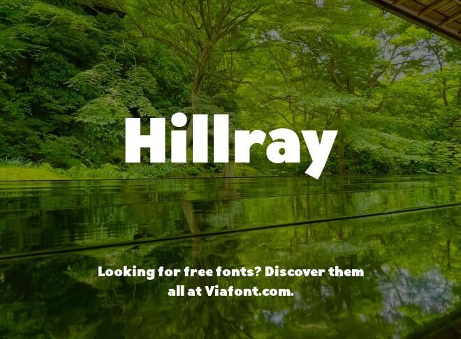 Hillray Font