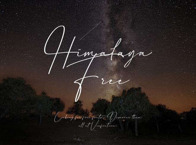 Himalaya Free Font