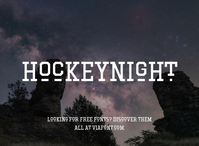 Hockeynight Font