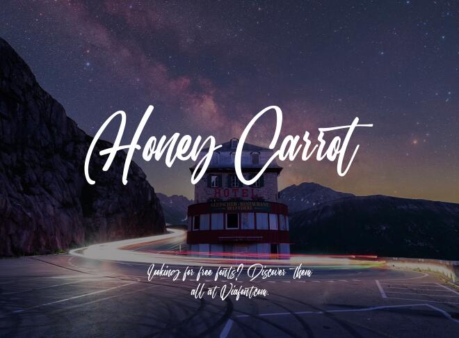 Honey Carrot Font