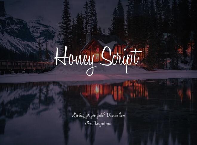 Honey Script Font