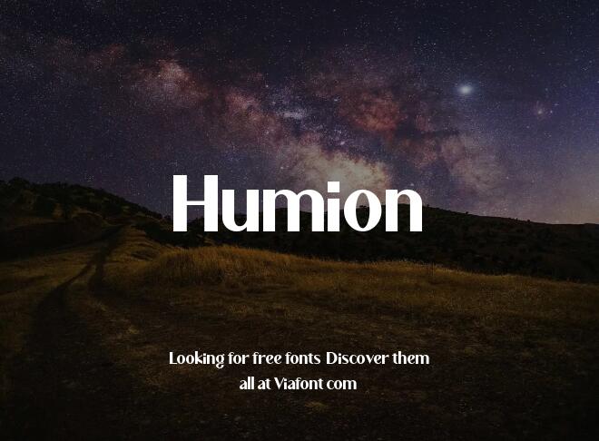 Humion Font