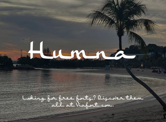 Humna Font