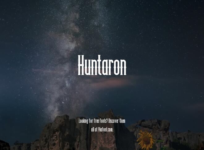 Huntaron Font