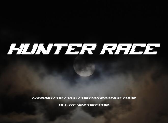 Hunter Race Font