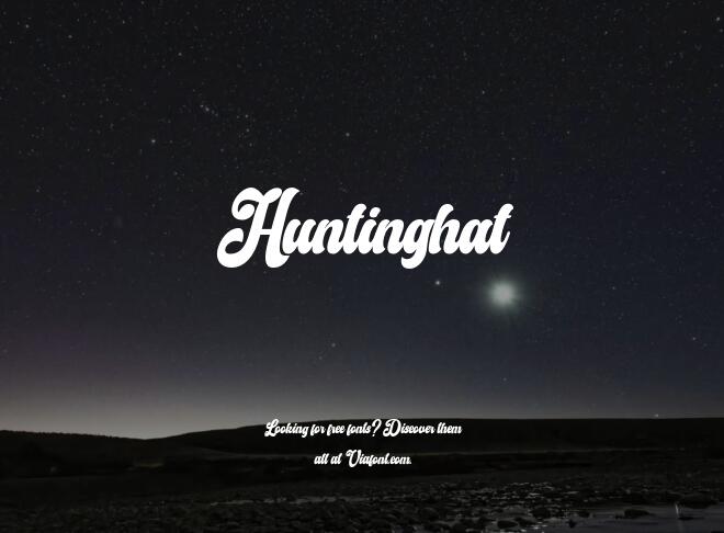 Huntinghat Font
