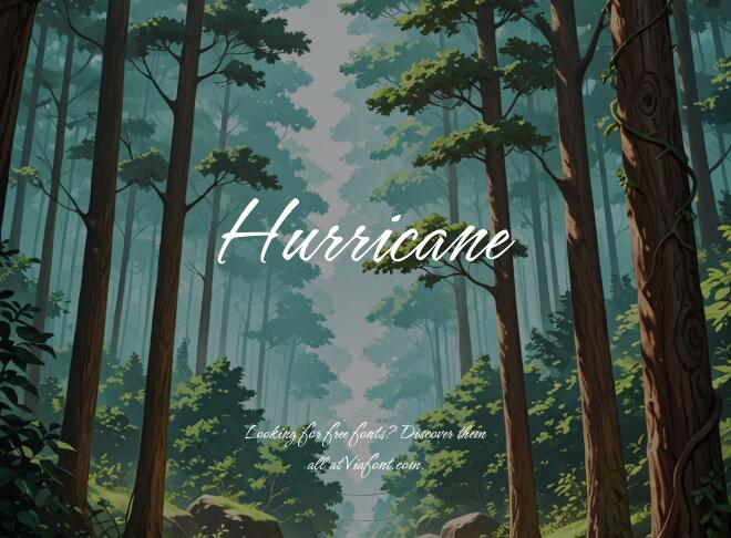 Hurricane Font