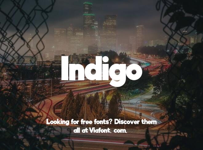 Indigo Font