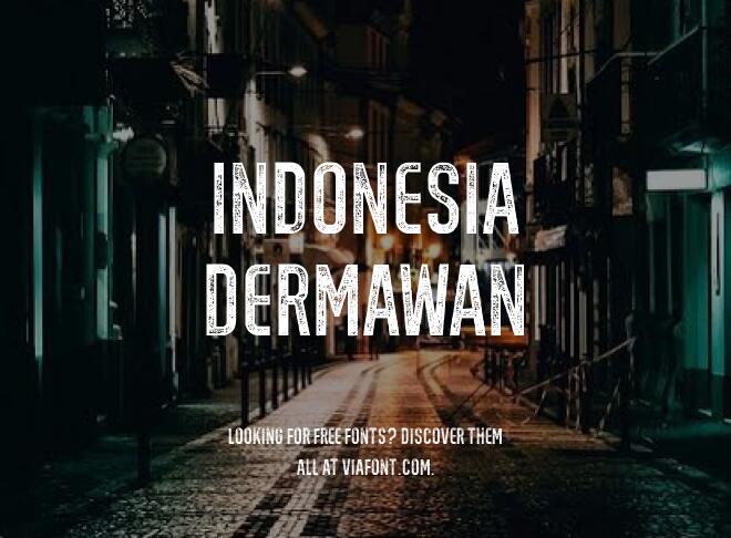 Indonesia Dermawan Font