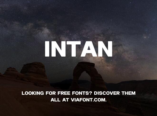 Intan Font