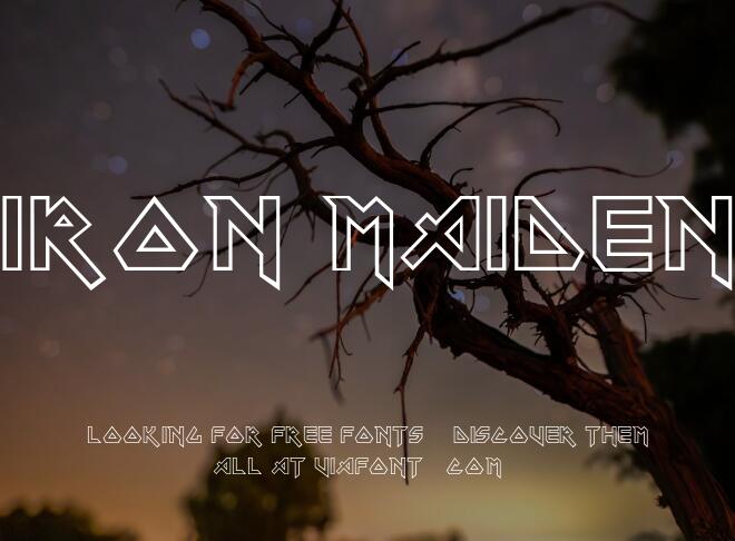 Iron Maiden Font