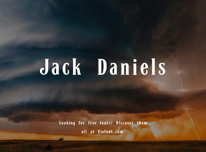 Jack Daniels Font
