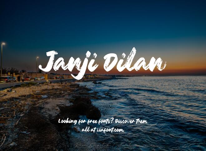 Janji Dilan Font