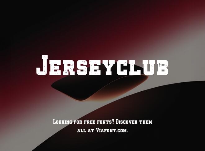 Jerseyclub Font