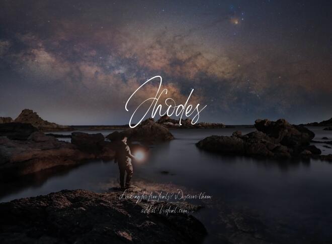 Jhodes Font