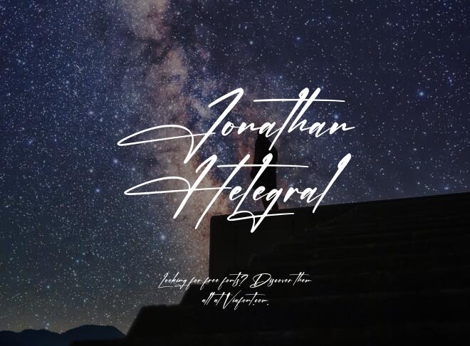 Jonathan Hetegral Font
