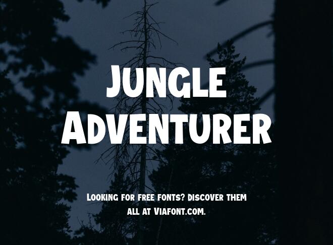 Jungle Adventurer Font