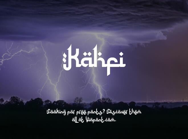 Kahfi Font