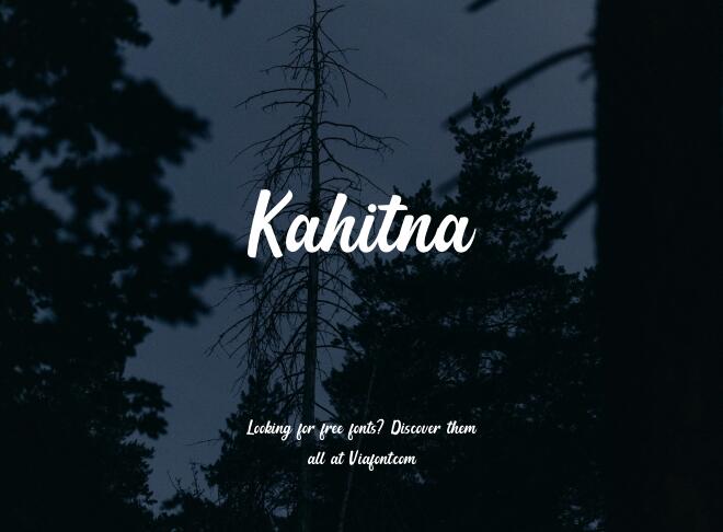 Kahitna Font