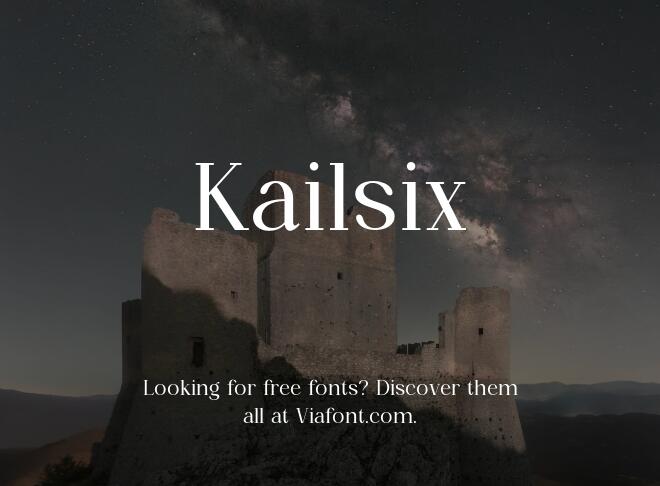 Kailsix Font