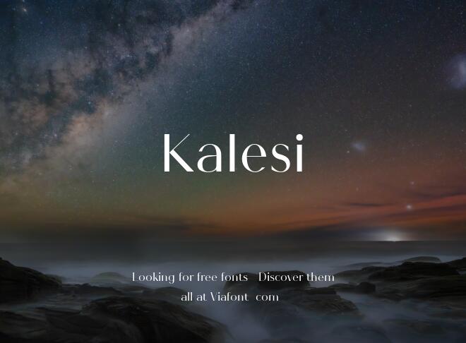 Kalesi Font