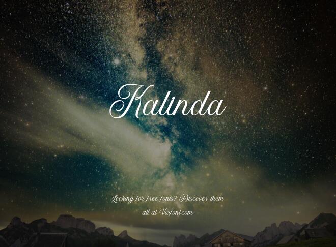 Kalinda Font