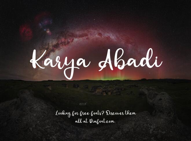 Karya Abadi Font