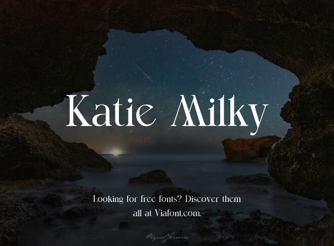 Katie Milky Font