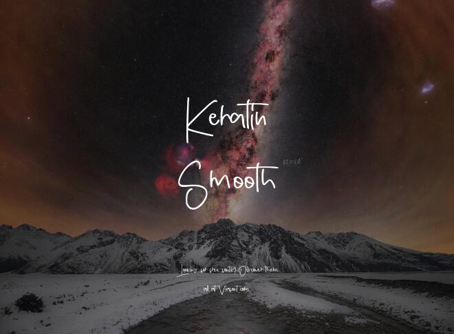 Keratin Smooth Font