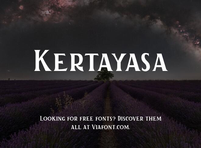 Kertayasa Font