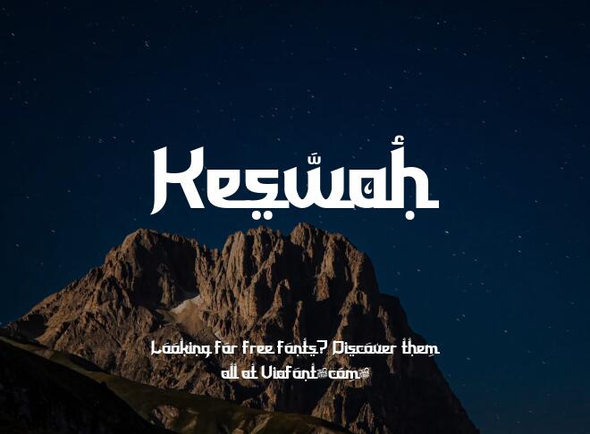 Keswah Font