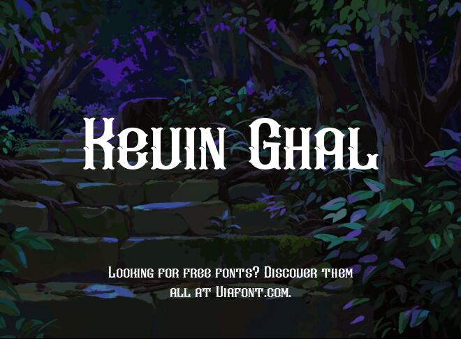 Kevin Ghal Font