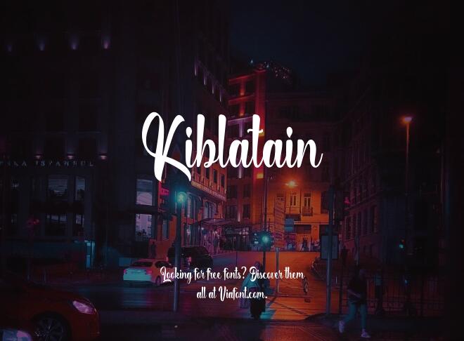 Kiblatain Font