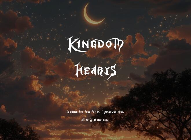 Kingdom Hearts Font