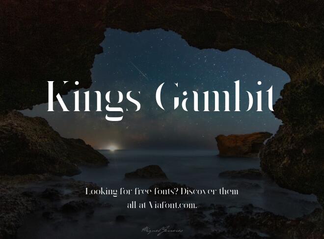 Kings Gambit Font