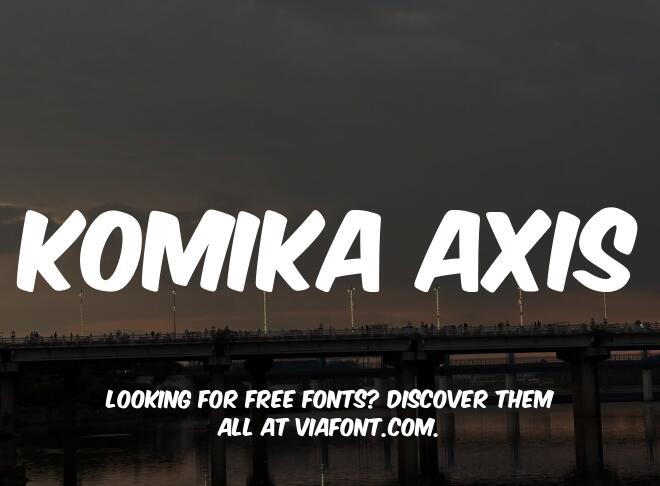 Komika Axis Font