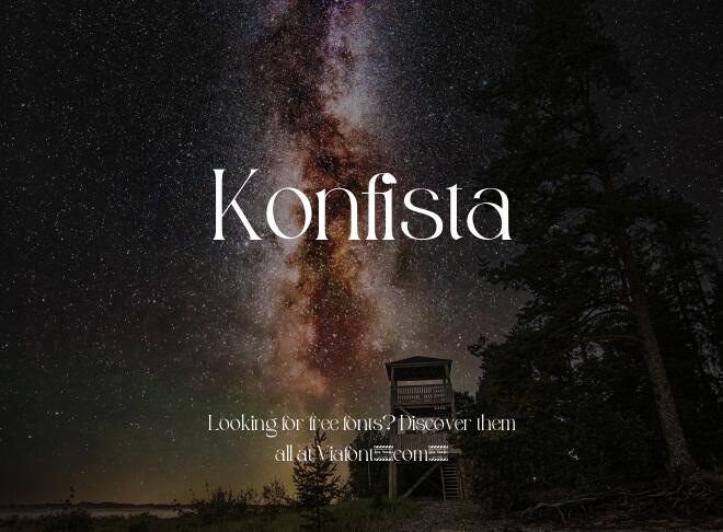 Konfista Font