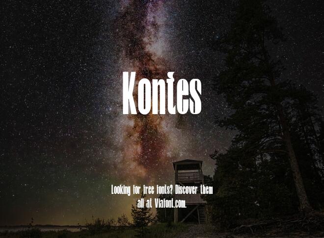 Kontes Font