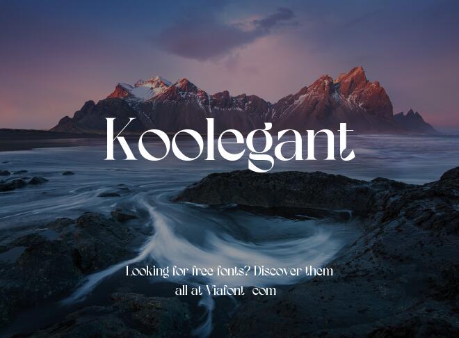 Koolegant Font