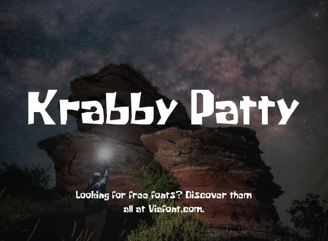 Krabby Patty Font