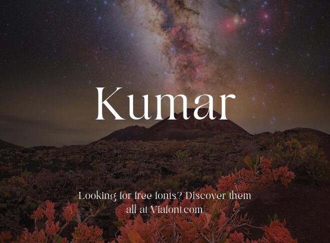 Kumar Font