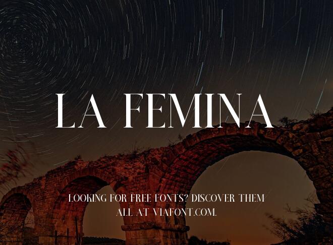 La Femina Font