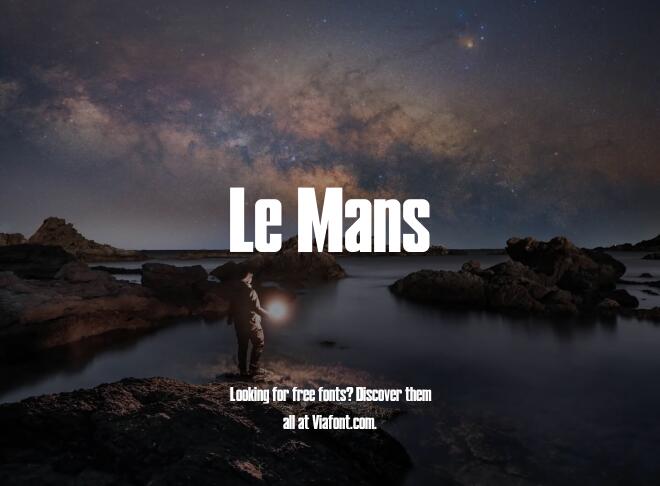 Le Mans Font