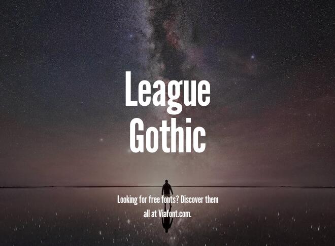 League Gothic Font