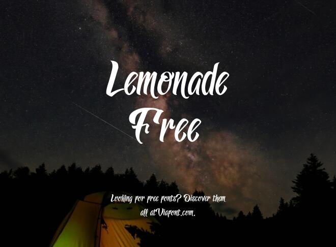 Lemonade Free Font