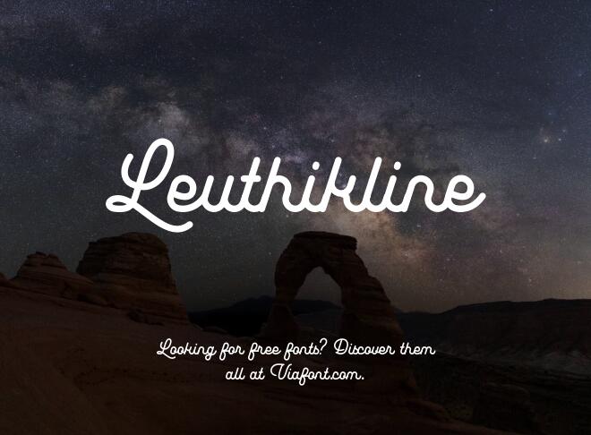 Leuthikline Font