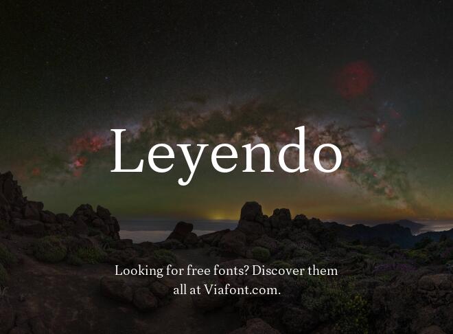 Leyendo Font
